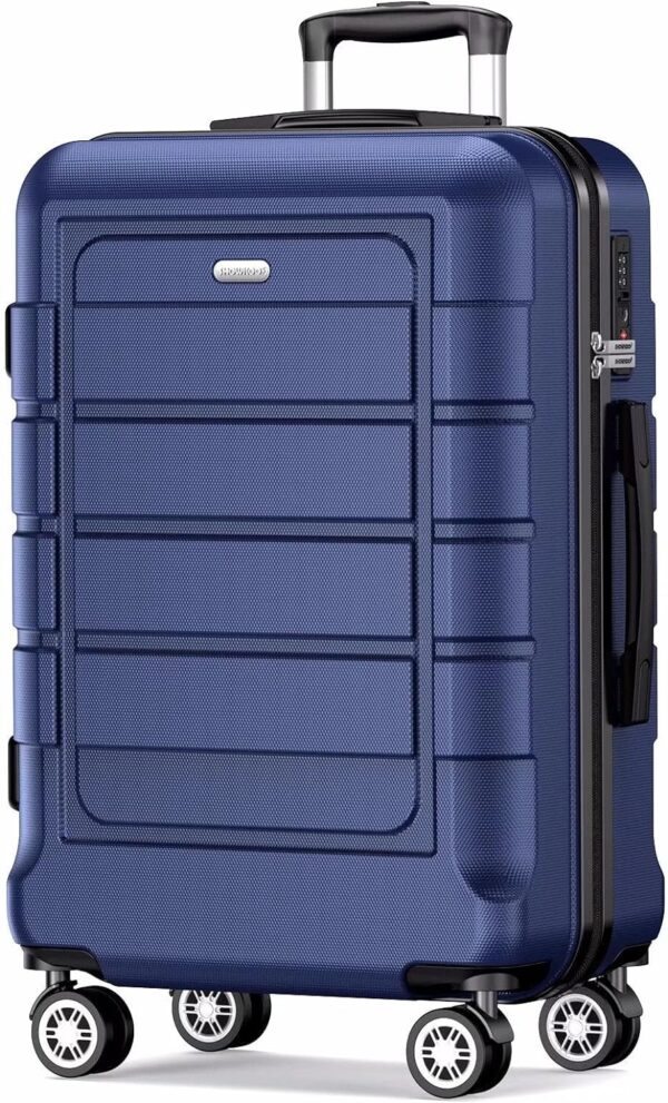 Large suitcase showkoo 28-inch expandable & abs hard shell - thebestsuitcase. Co. Uk