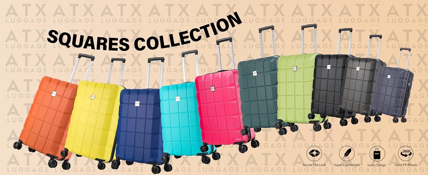 ATX all sizes suitcases with all colors